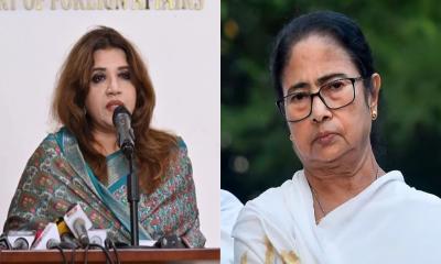 হাদি হত্যা নিয়ে মমতার মন্তব্যের জবাব দিলেন শামা ওবায়েদ