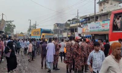 মাদারীপুরে বাসচাপায় আড়াই বছরের শিশুর মৃত্যু
