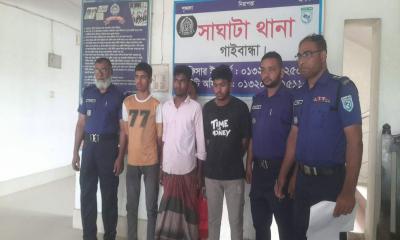সাঘাটায় কিশোরীকে সংঘবদ্ধ ধর্ষণের অভিযোগে আটক ৩