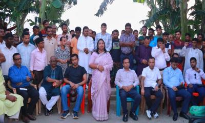 কুড়িগ্রামে নদীভাঙনকবলিত এলাকা পরিদর্শনে জেলা প্রশাসক