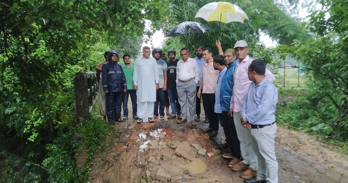 মাটিরাঙ্গায় টানা ভারী বর্ষণে ক্ষতিগ্রস্ত এলাকা পরিদর্শনে উপজেলা বিএনপি নেতৃবৃন্দ