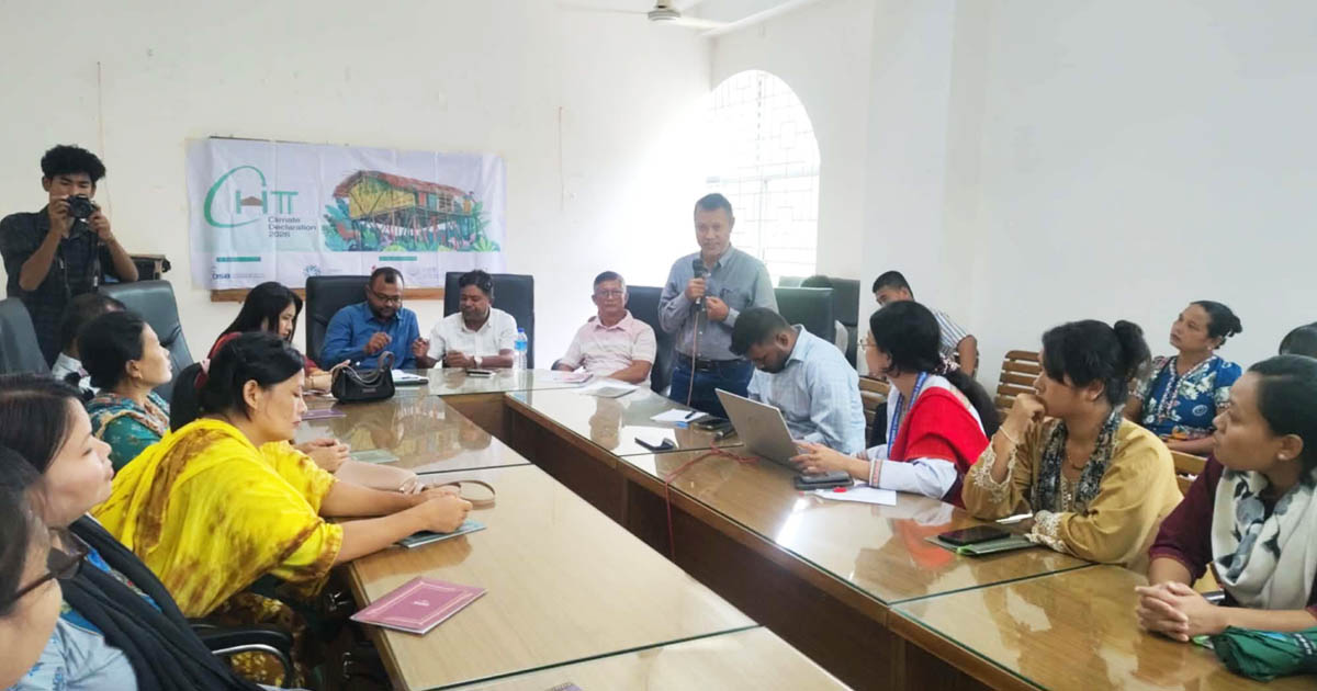 রাজস্থলীতে জলবায়ু পরিবর্তন বিষয়ক আলোচনা সভা অনুষ্ঠিত