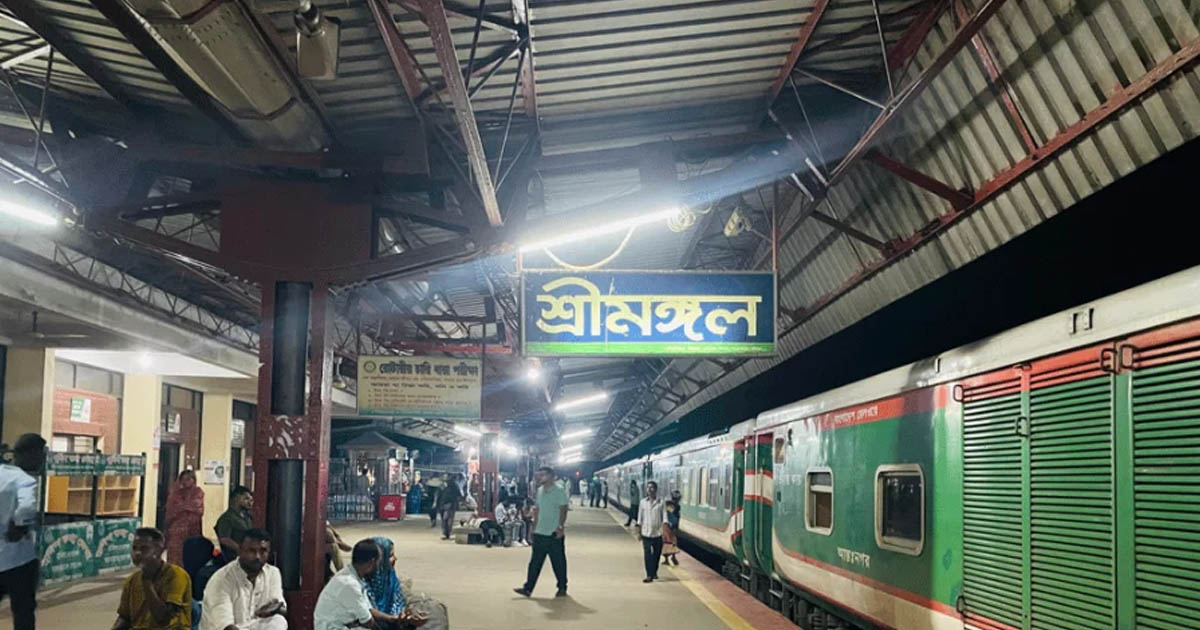 প্রায় ৫ ঘণ্টা পর সিলেটের সঙ্গে সারাদেশের ট্রেন চলাচল স্বাভাবিক