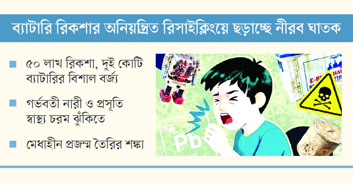 সিসার বিষে বিপন্ন শৈশব