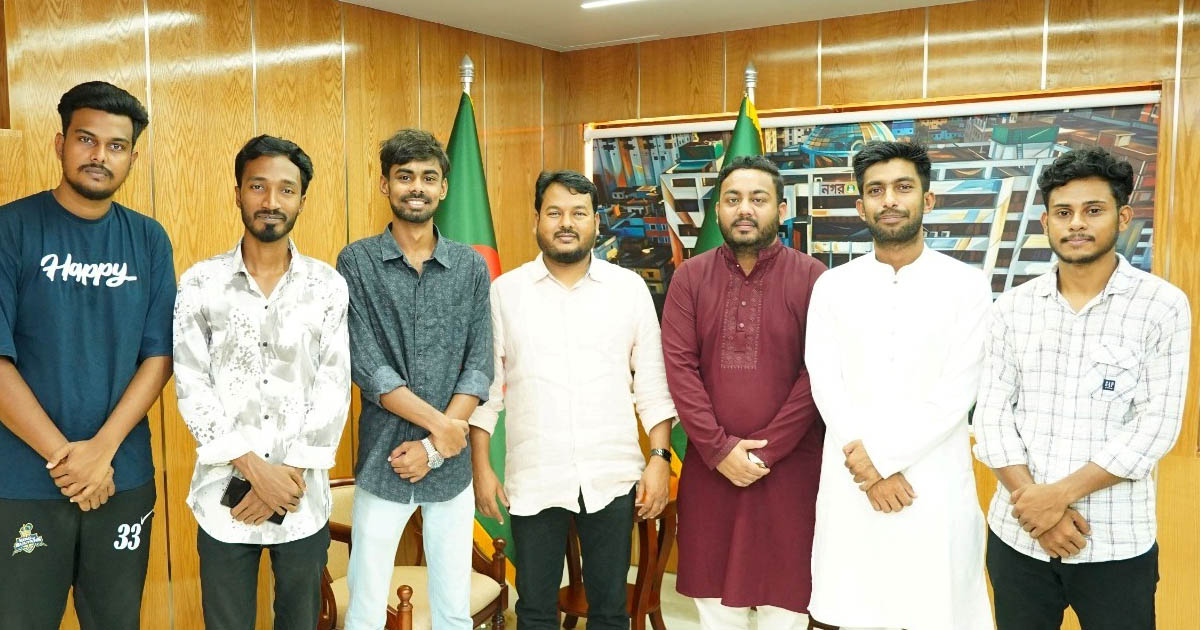 রাসিক প্রশাসকের সঙ্গে রাজশাহী কলেজ ছাত্রদলের নবগঠিত কমিটির সৌজন্য সাক্ষাৎ