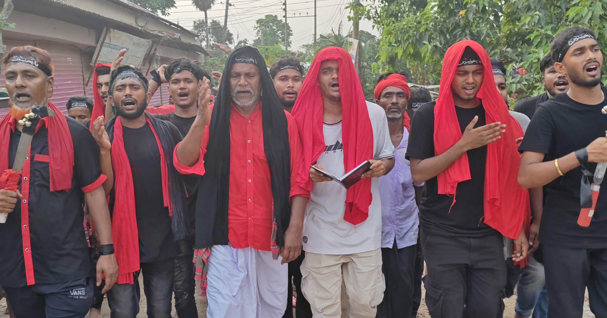 ভৈরবে ধর্মীয় ভাবগাম্ভীর্যের মধ্য দিয়ে পবিত্র আশুরা পালিত
