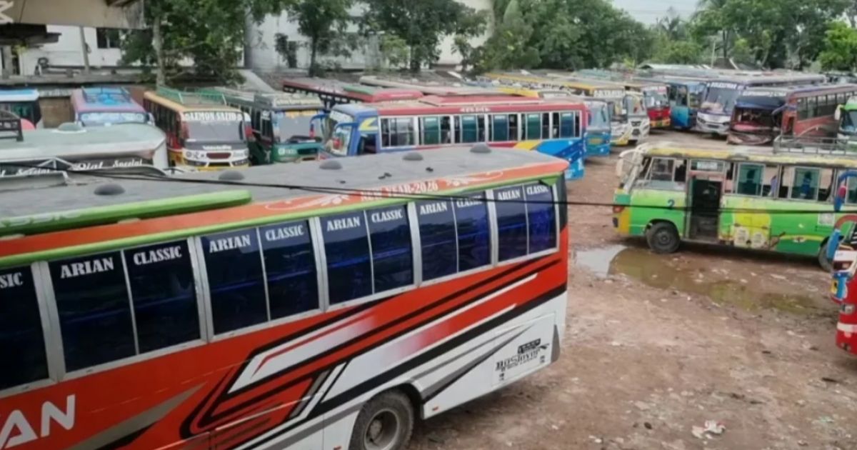 খুলনা-বরিশালের ৫ জেলায় পরিবহন ধর্মঘট