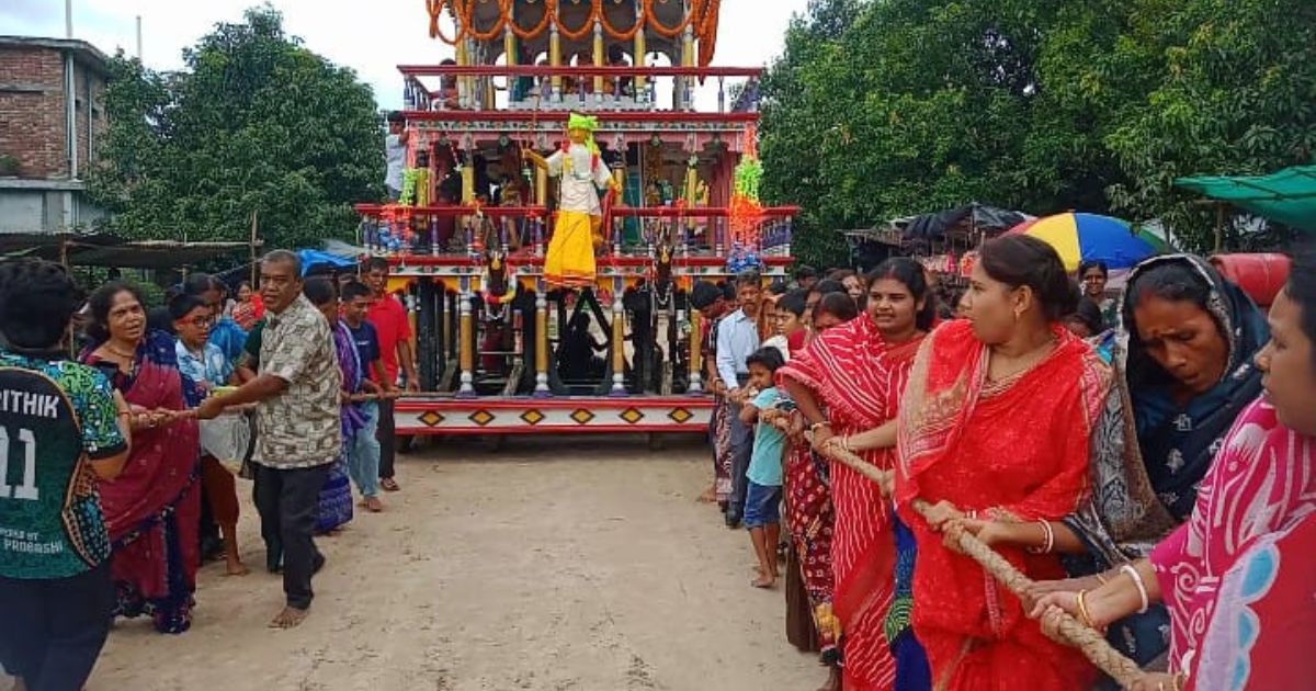 কোটচাঁদপুরে জগন্নাথদেবের রথযাত্রা অনুষ্ঠিত