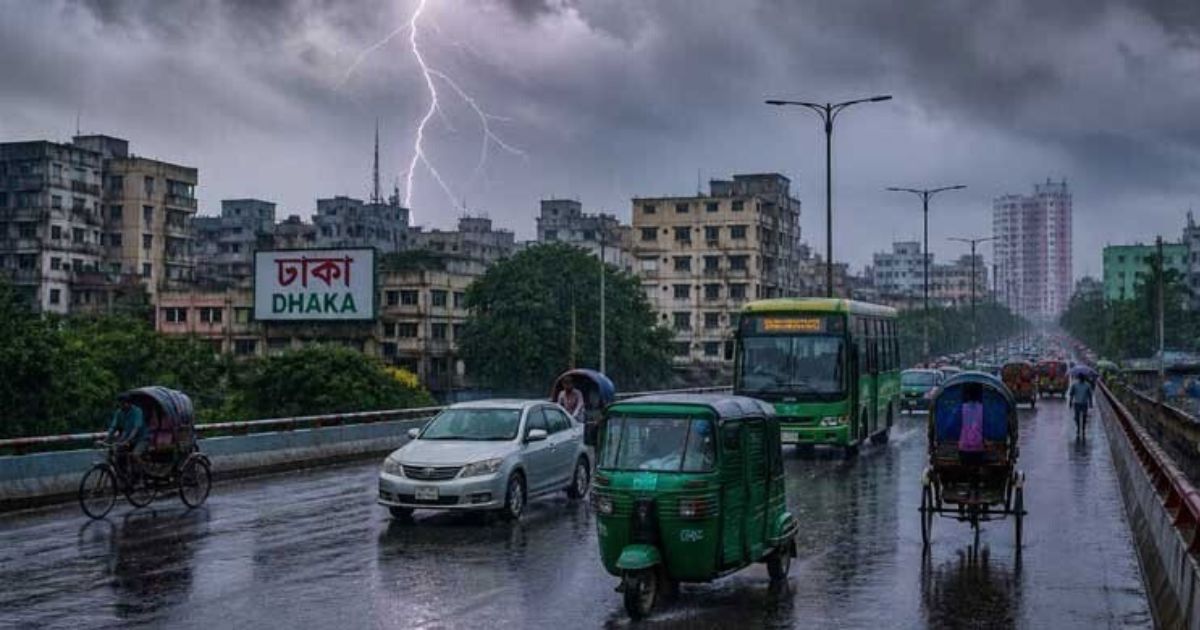 সন্ধ্যার মধ্যে ঢাকাসহ ১৩ জেলায় বজ্রবৃষ্টির সম্ভাবনা