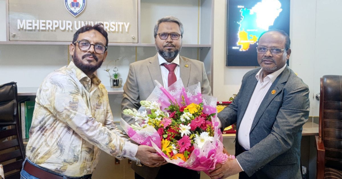 মেহেরপুর বিশ্ববিদ্যালয়ের ভিসি হিসেবে যোগ দিলেন ড. তোজাম্মেল